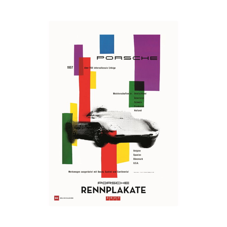Porsche Rennplakate 2027 Kalender