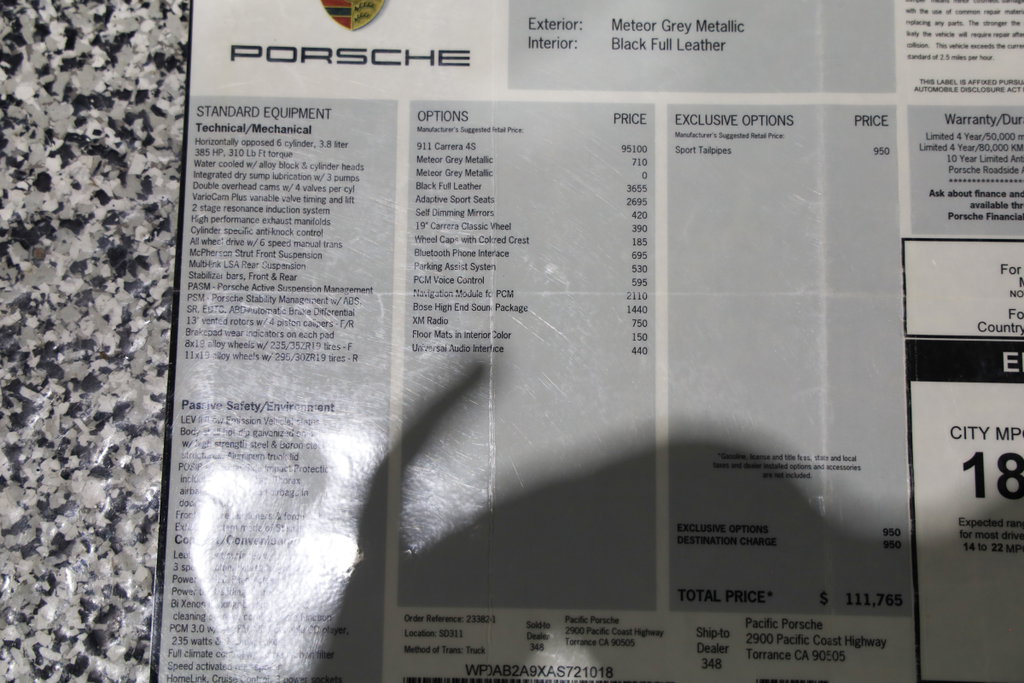 Porsche 997.2 Carrera 4S