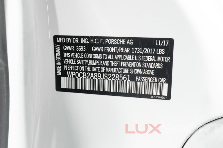 Porsche 718 Boxster GTS