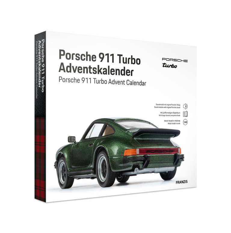 Porsche 911 Turbo Advent Calendar – Oakgreen Metallic, 1:43 scale