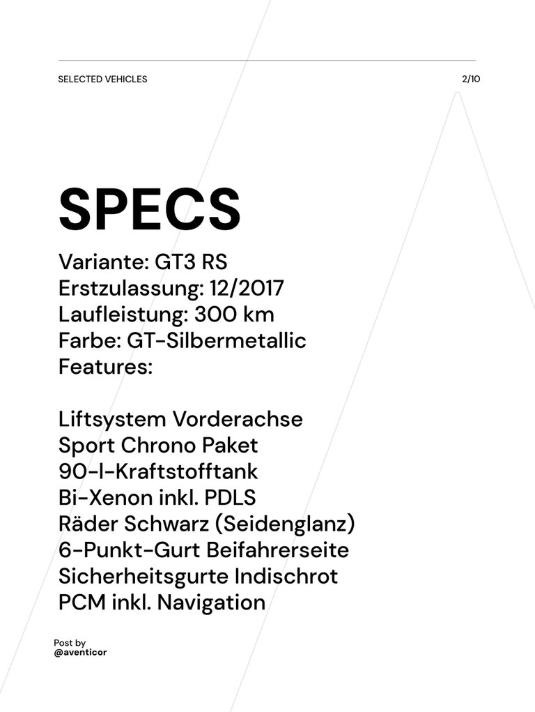Porsche 991 GT3 RS