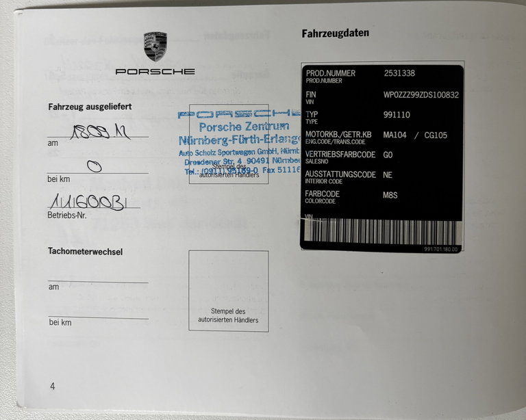 Porsche 991 Carrera