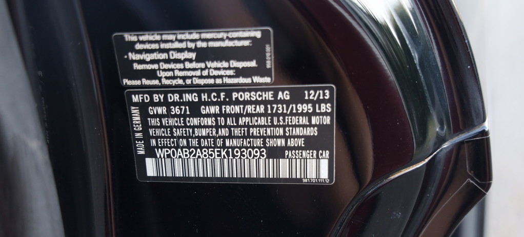 Porsche 981 Cayman S
