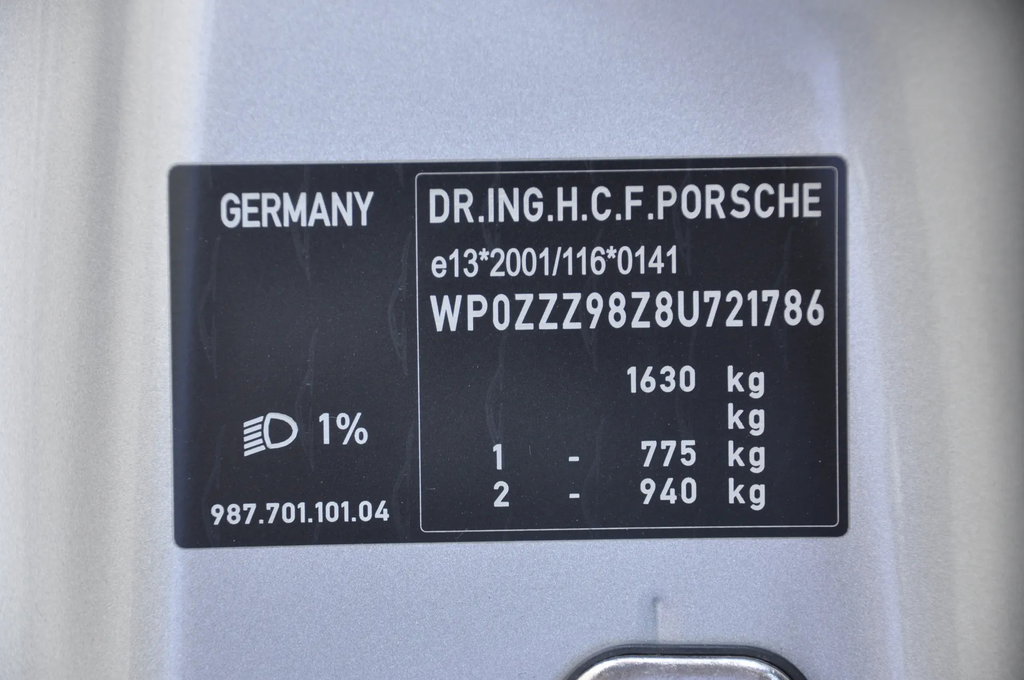 Porsche 987 Boxster RS 60 Spyder