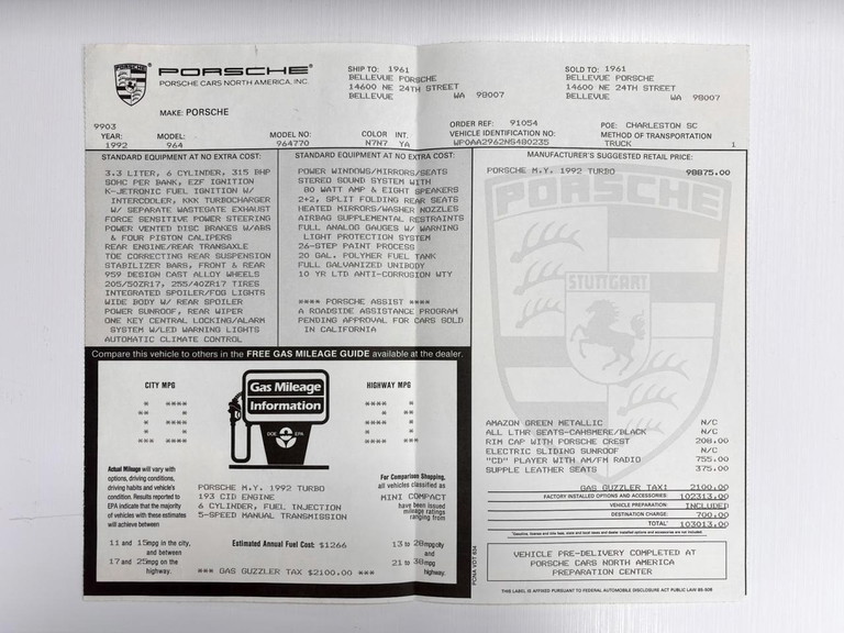 Porsche 964 Turbo